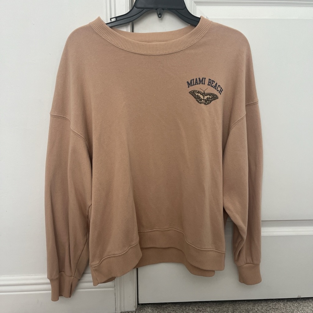 Tan American Eagle Crewneck